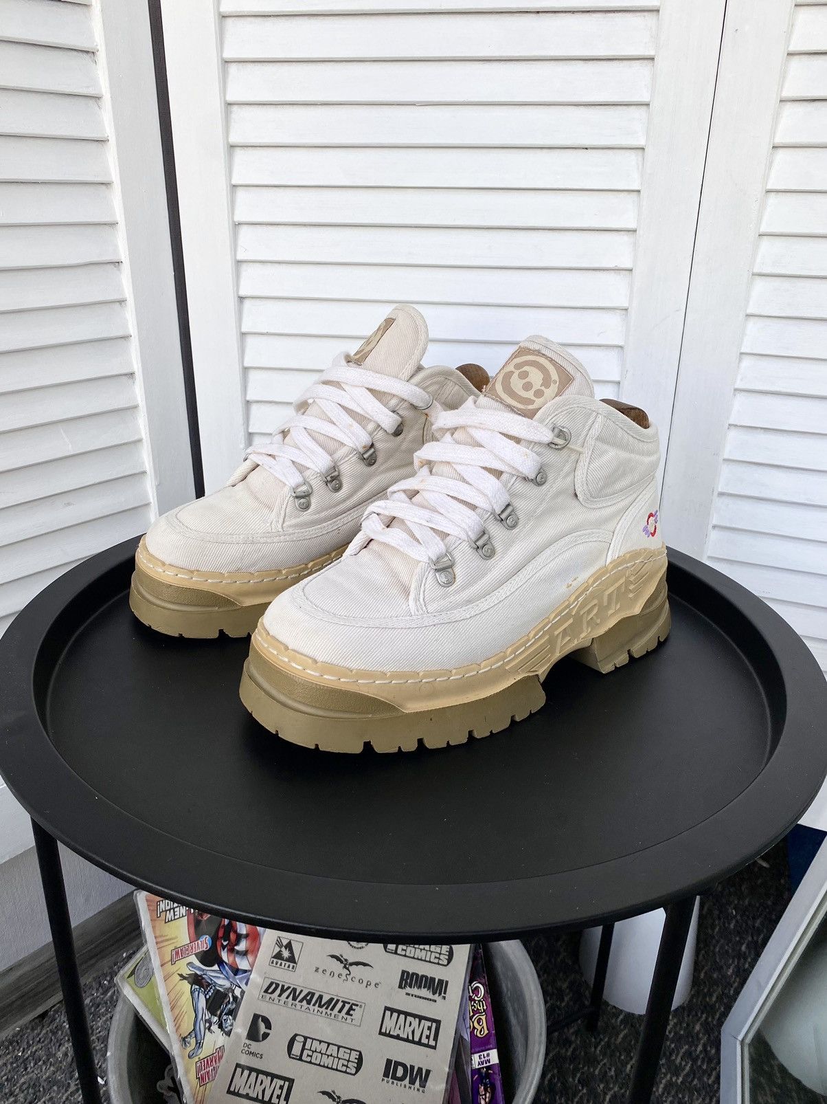 Japanese Brand Vintage Art Company Platform Avant-garde Light Boots Y2K Size US 7 / EU 40 - 3 Thumbnail