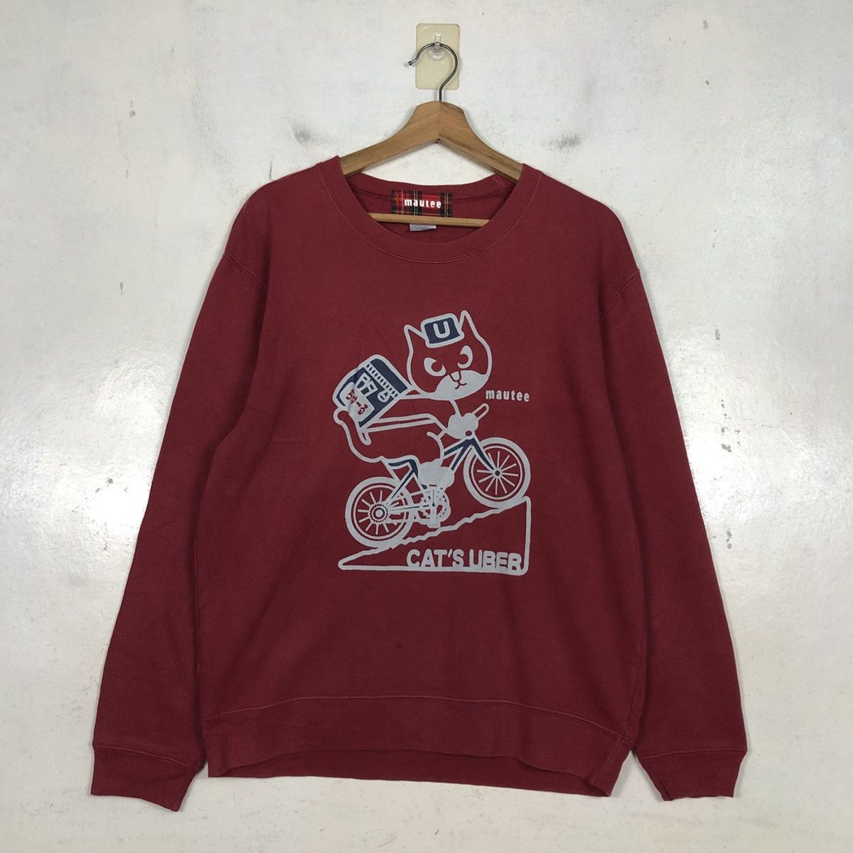 Hysteric Glamour 📌Vintage Sweatshirt Crewneck Mautee Cat Design Big Logo Size US M / EU 48-50 / 2 - 3 Thumbnail