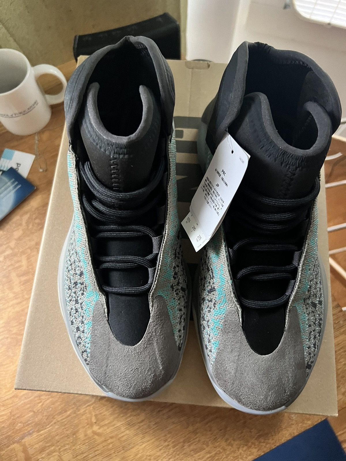 Adidas × Kanye West Size 10.5 - adidas Yeezy Quantum Teal Blue Size US 10.5 / EU 43-44 - 8 Thumbnail