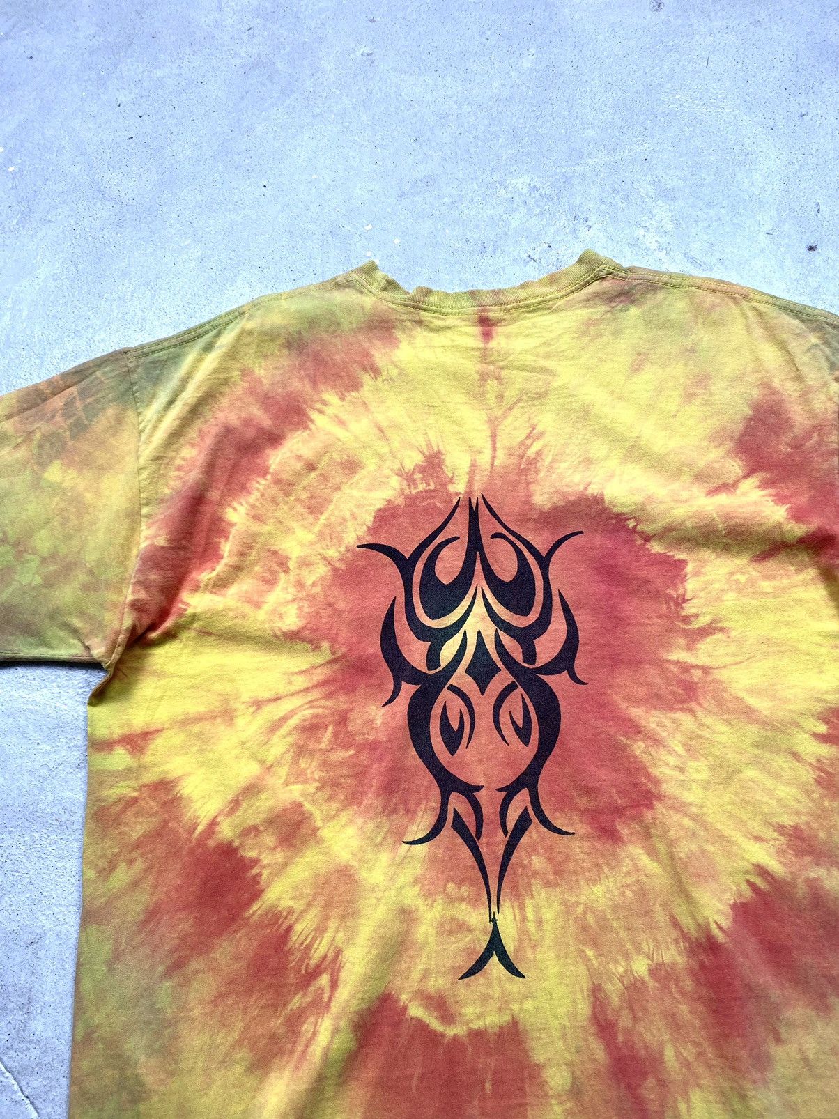 Vintage Y2K Vintage 2000’s Surf Design Tie Dye T Shirt Stussy Size US XL / EU 56 / 4 - 11 Thumbnail