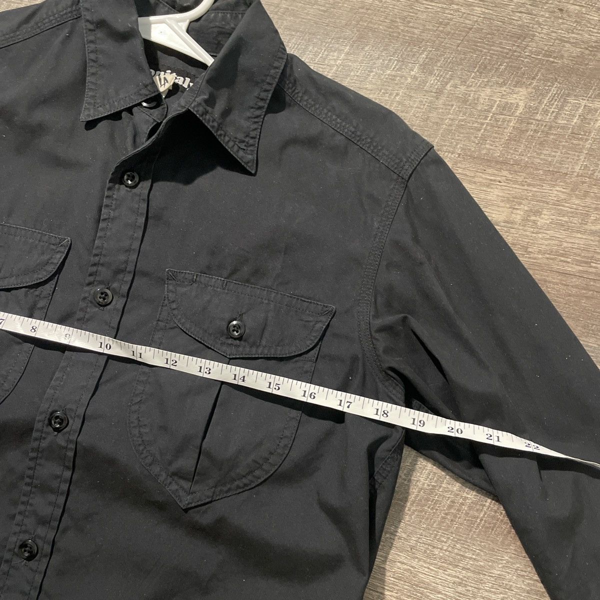 Monitaly Monitaly Giorgio Black Button Up Size US S / EU 44-46 / 1 - 4 Thumbnail