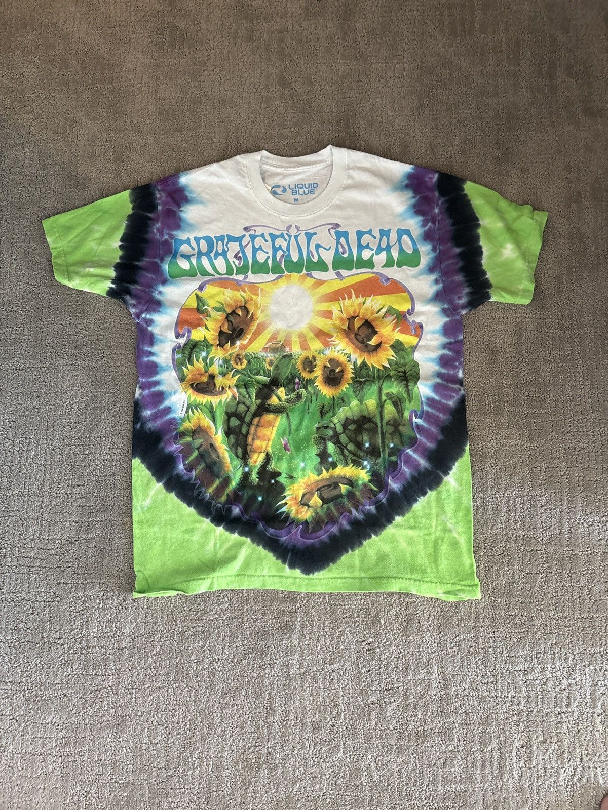Grateful Dead × Liquid Blue × Vintage Y2K Grateful Dead Liquid Blue T-Shirt Size US M / EU 48-50 / 2 - 1 Thumbnail