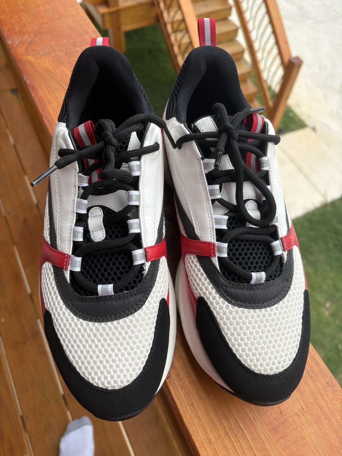 Dior Dior B22 Red/White Size US 13 / EU 46 - 7 Thumbnail