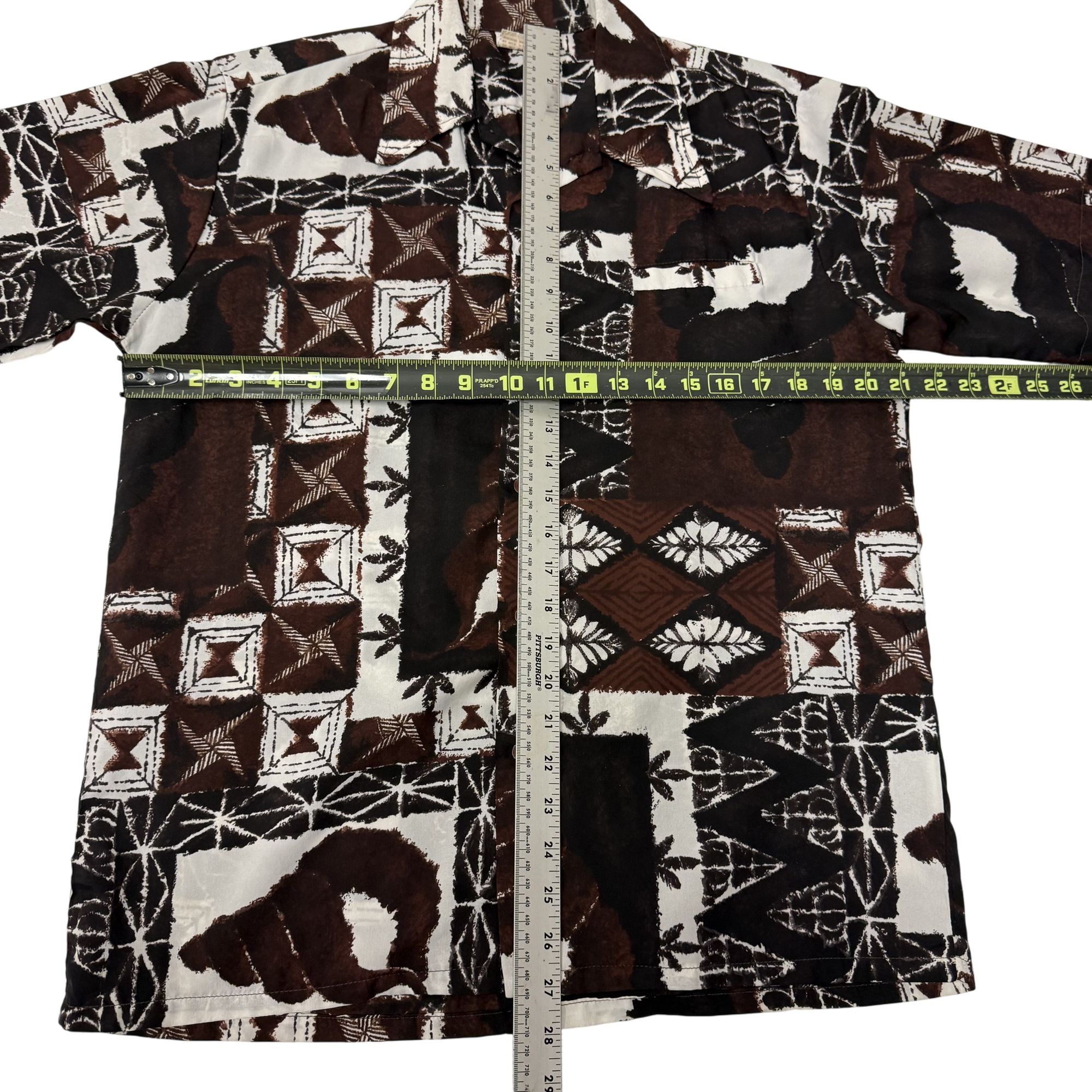 Other Vtg Barefoot Paradise Butterfly Collar Geometric Shirt Size US M / EU 48-50 / 2 - 5 Thumbnail