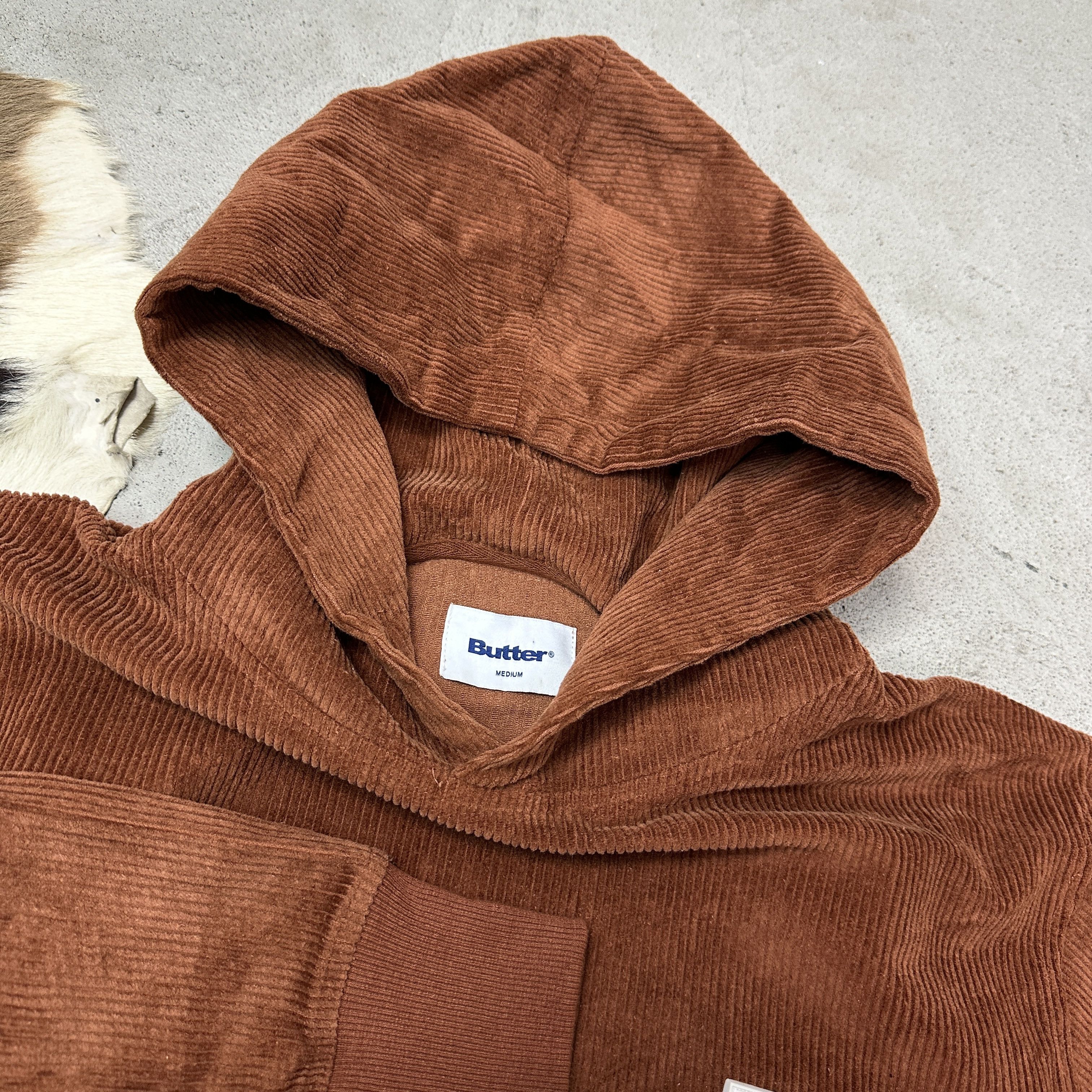 Vintage Vintage Streetwear Skater Sporty Butter Corduroy Hoodie Y2K Size US M / EU 48-50 / 2 - 4 Thumbnail