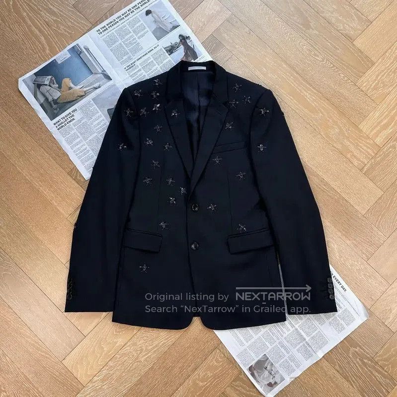 Dior Dior Black Men's Embellished Jacket . Size US M / EU 48-50 / 2 - 1 Thumbnail