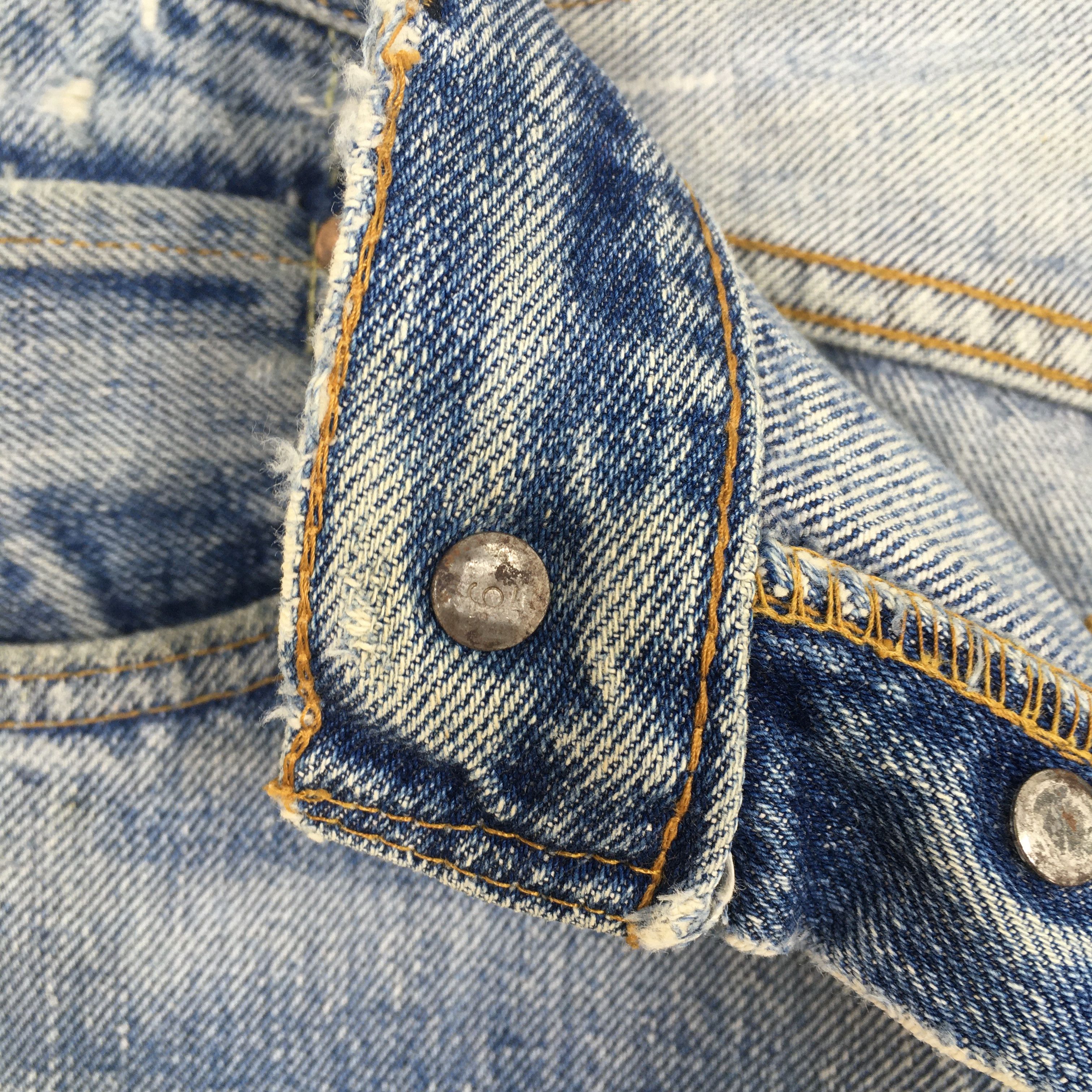 Levi's Size 27x30 Vintage 1970s Levi's 501 Selvedge Jeans S1924 Size 27" / US 4 / IT 40 - 7 Thumbnail