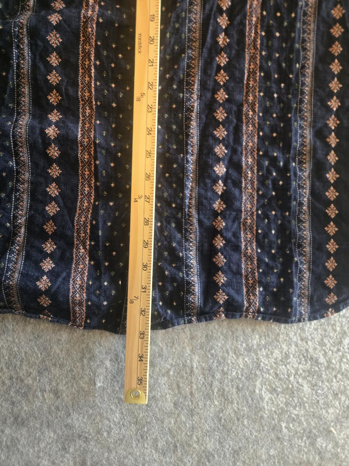 Other 3XL Short-Sleeve Button-Down Navy Geometric Stripe Shirt Size US XXL / EU 58 / 5 - 5 Thumbnail
