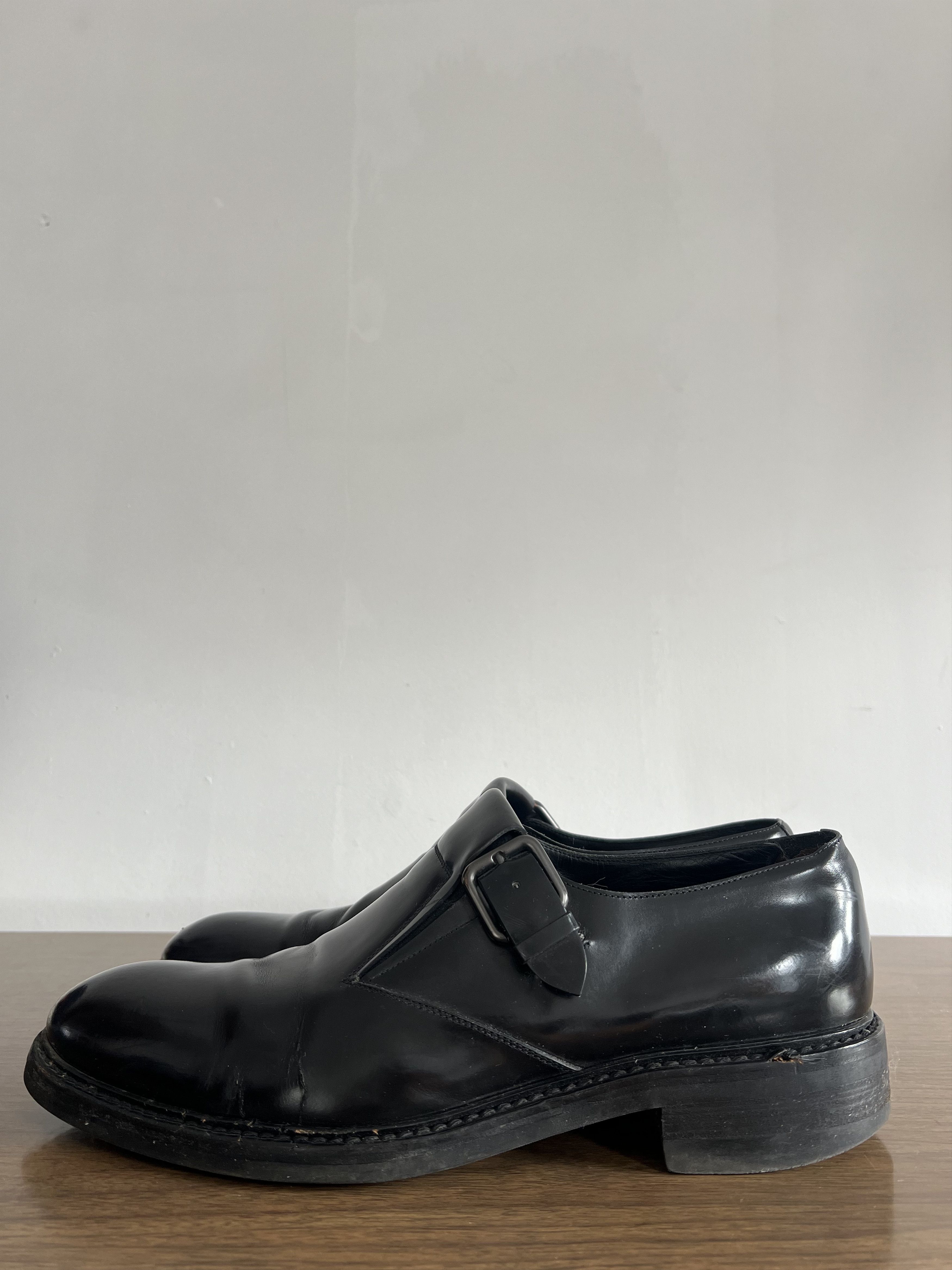 Jil Sander Jil Sander FW16 monk strap leather shoes Size US 11.5 / EU 44-45 - 2 Thumbnail