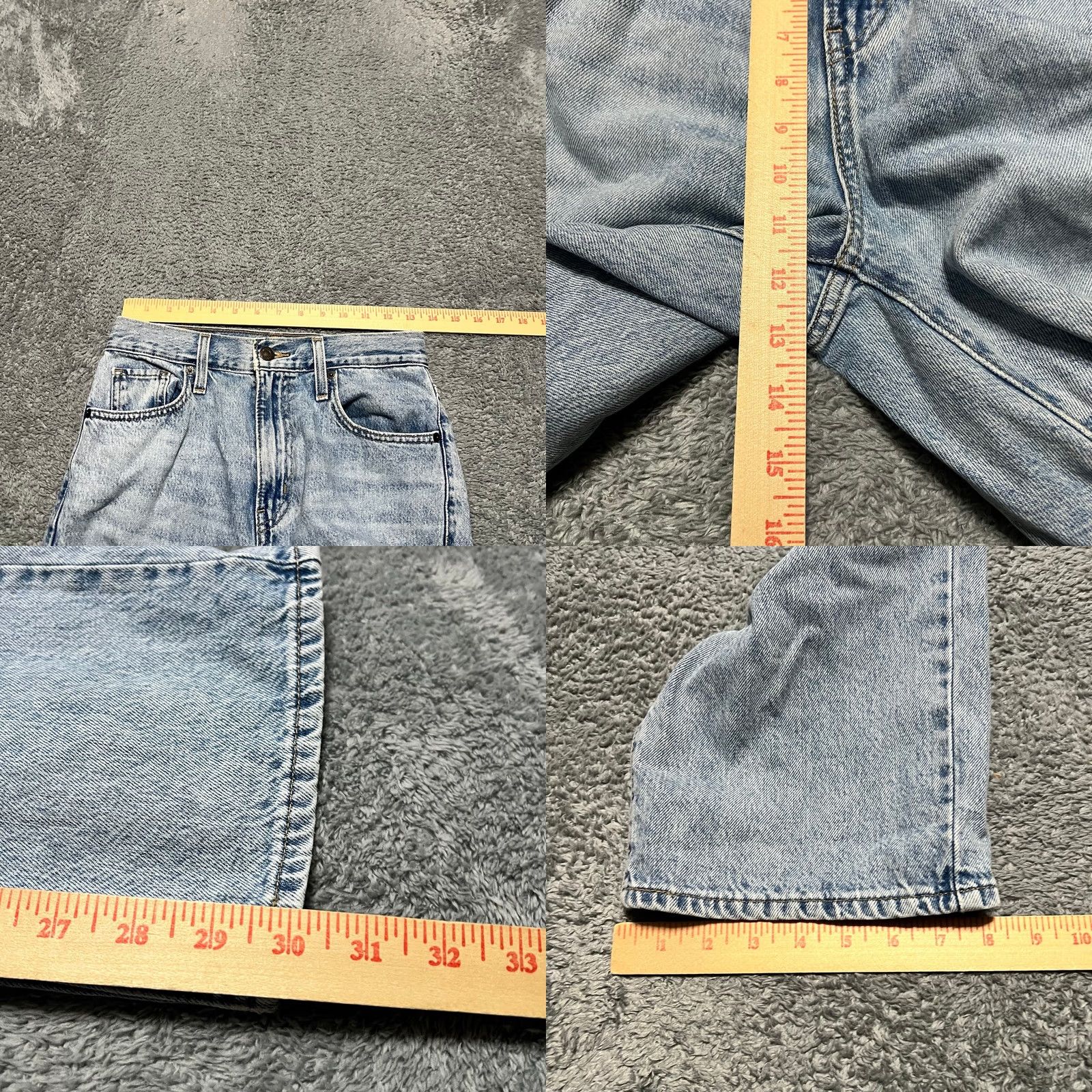 Levi's Levi's Jeans Womens 25 Regular Blue Denim High Waisted Straight 27x30 Relaxed Fit Womens Jeans 25 Regular Blue Denim High Waisted Straight Levi's Size 42" / US 20 - 8 Thumbnail