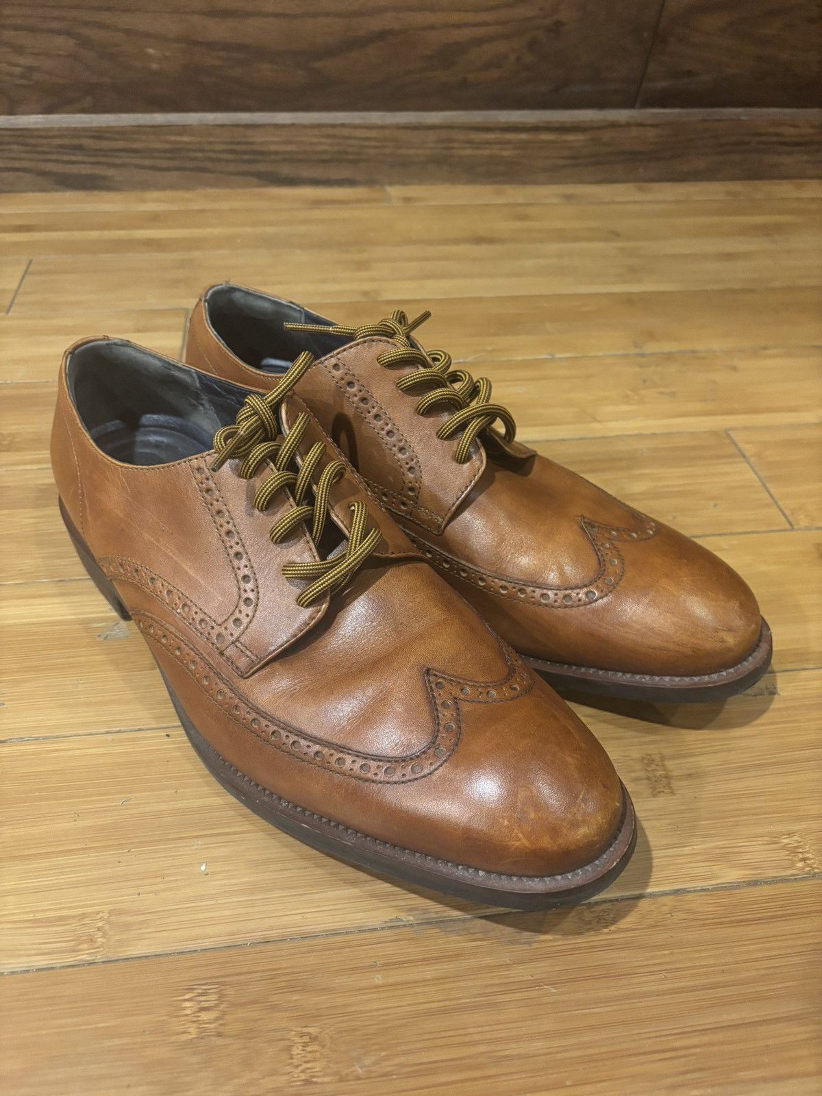 Cole Haan Cole Haan wingtip shoes.mf-223 Size US 12 / EU 45 - 8 Thumbnail