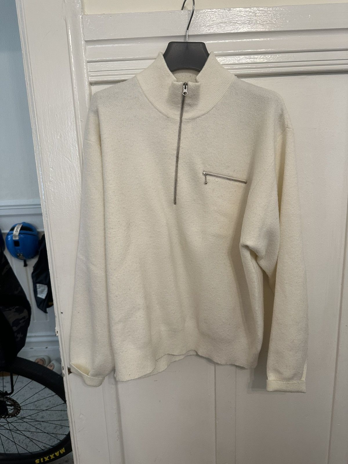 トップス Stussy 8 Ball Spray Sweater Ivory M Stussy Stussy 8 Ball Spray Sweater Ivor | Grailed