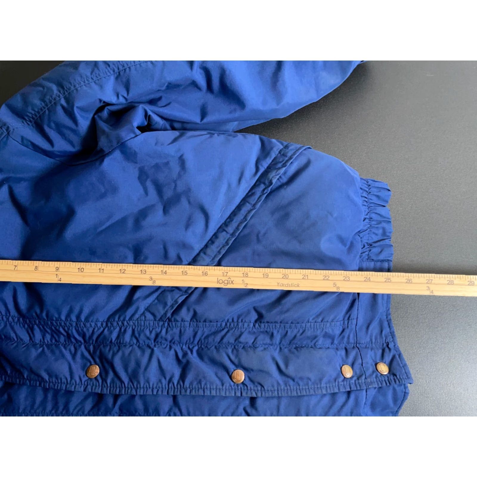 Vintage VINTAGE Woolrich Down Insulated Zip Up Jacket Mens Large Blue Puffer USA Made Bomber Jacket Size US L / EU 52-54 / 3 - 6 Thumbnail