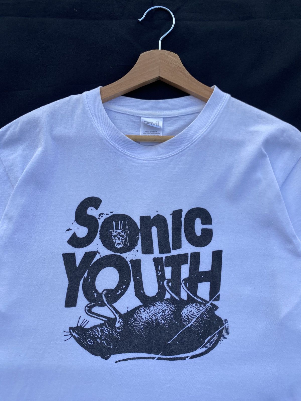 Band Tees Rare Vintage Sonic Youth "Rat" Band Tees Size US M / EU 48-50 / 2 - 8 Thumbnail