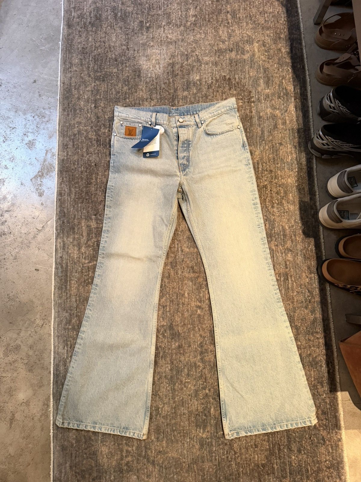 Louis Vuitton LOUIS VUITTON PHARRELL WILLIAMS - Flare Cut Denim - 34” 🏆 Size US 34 / EU 50 - 1 Thumbnail