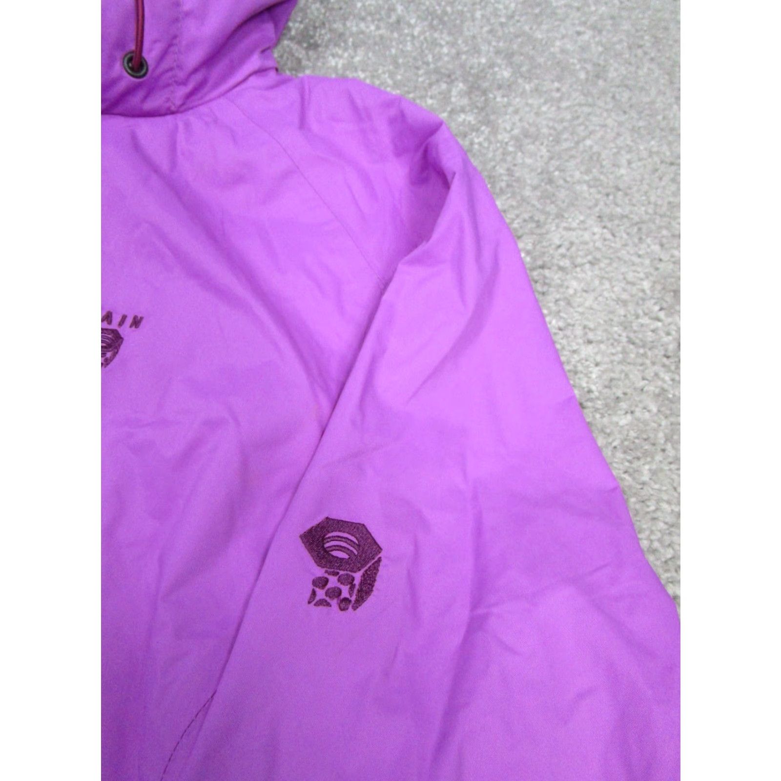 Mountain Hardwear Mountain Hardwear Rain Jacket Womens Large Purple Full Zip Jacket Womens L Purple Mountain Hardwear Size L / US 10 / IT 46 - 3 Thumbnail