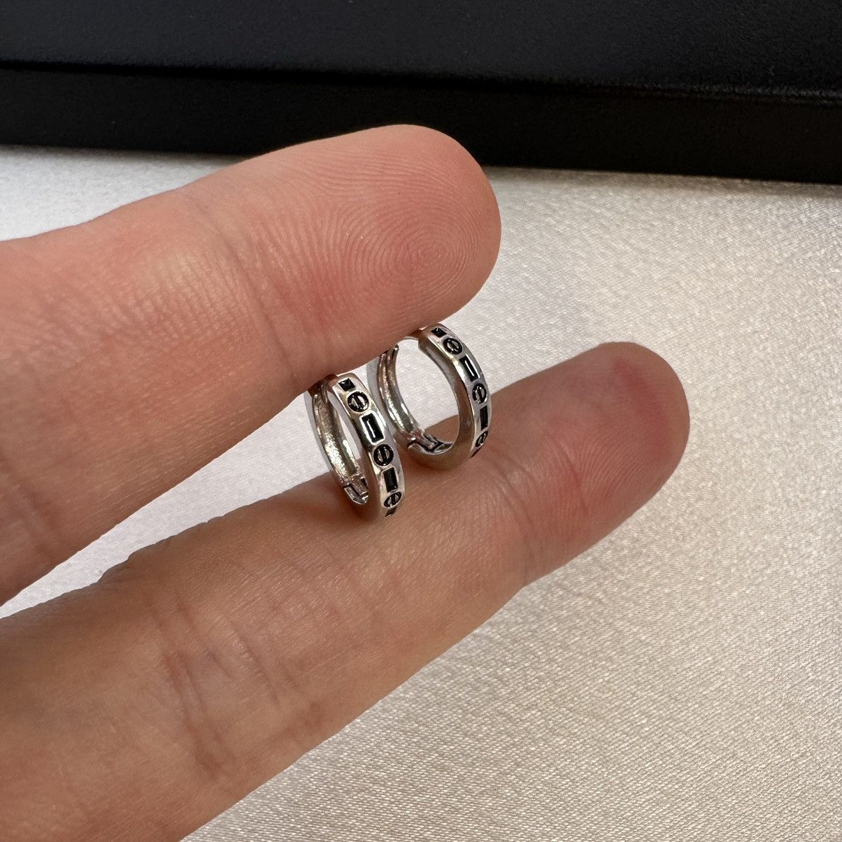 Other 13mm Small Hoop Earrings for Men Women,Hip Hop Unisex Style Size ONE SIZE - 5 Thumbnail