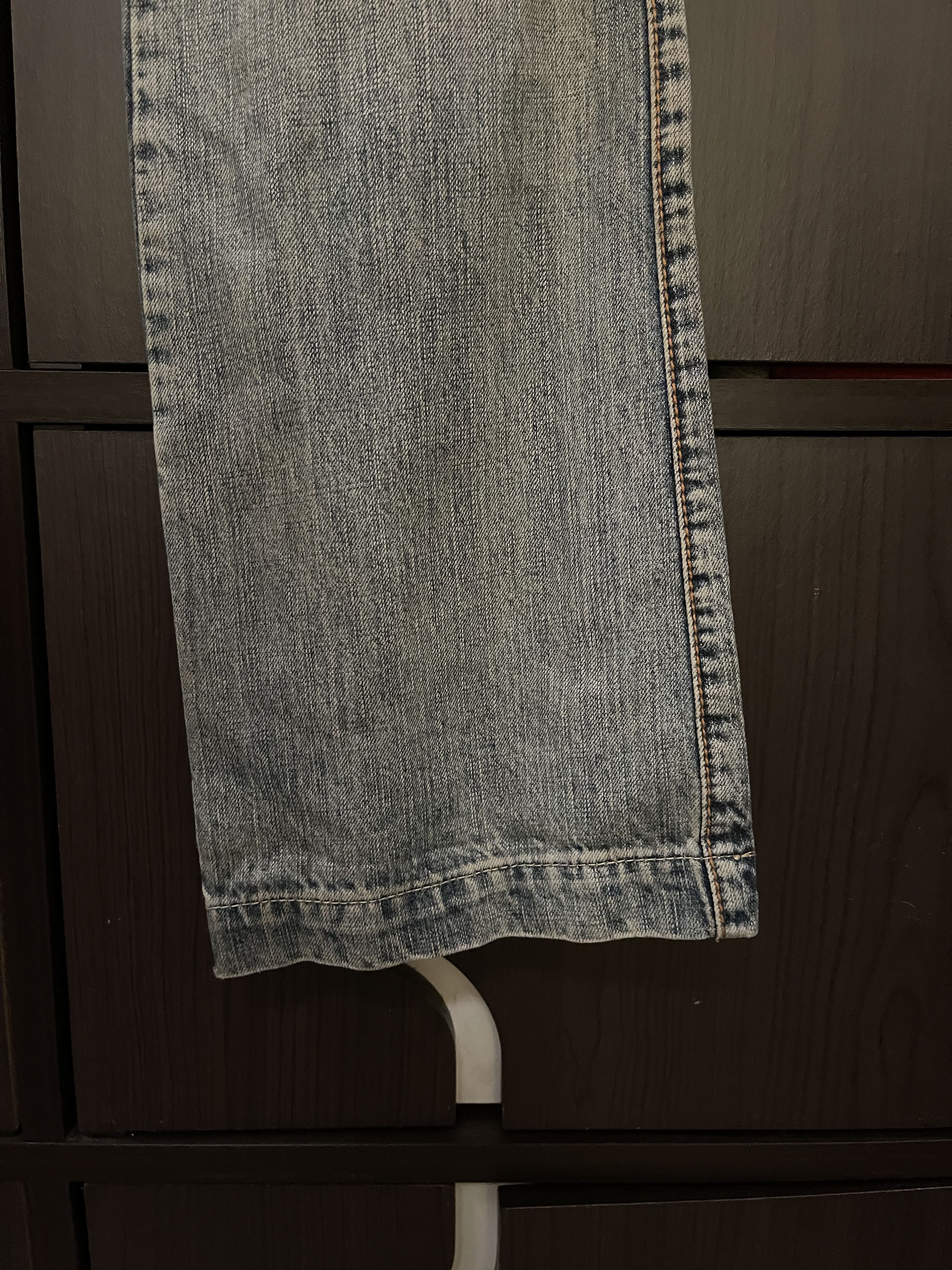 Hysteric Glamour × If Six Was Nine × Le Grande Bleu (L.G.B.) Takaiq.com Phyton Snake Skin Distressed Flared Jeans Size US 32 / EU 48 - 9 Thumbnail