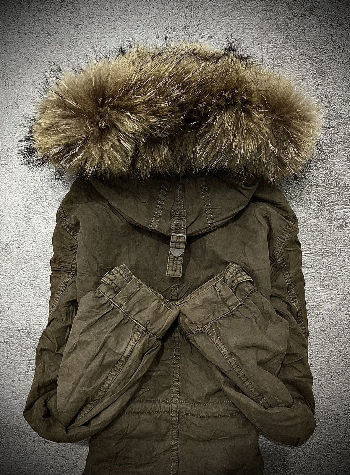 GOA 2000s GOA Racoon Fur Hood Parka Jacket Size US L / EU 52-54 / 3 - 6 Thumbnail