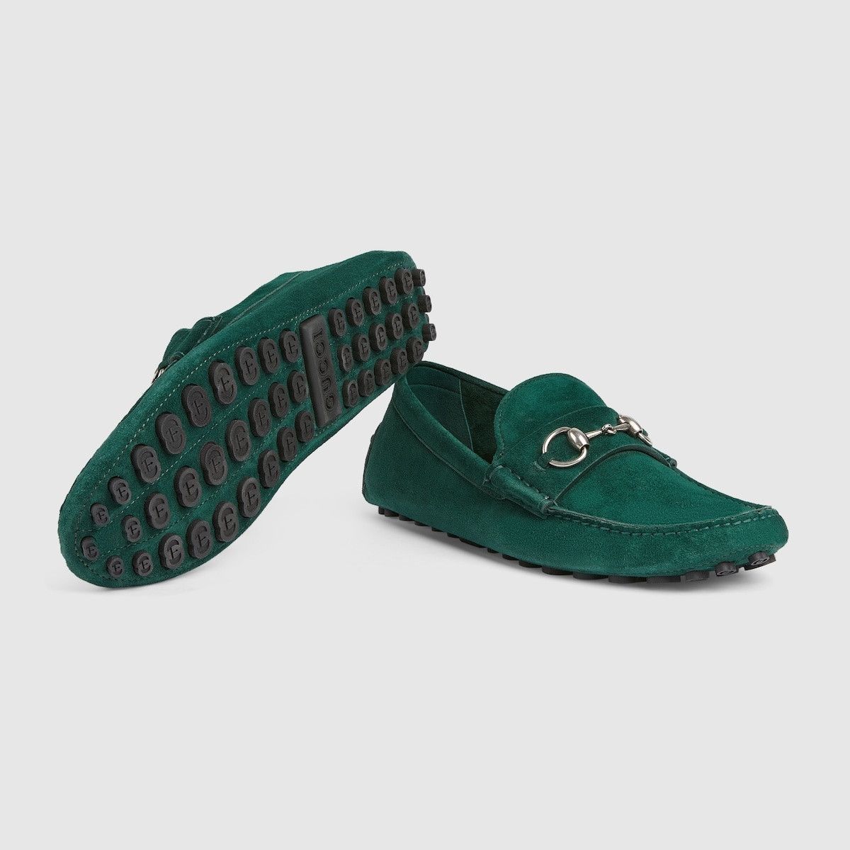 Gucci o1s1wg111025 Driver With Horsebit Shoes in Green Size US 7 / EU 40 - 6 Thumbnail