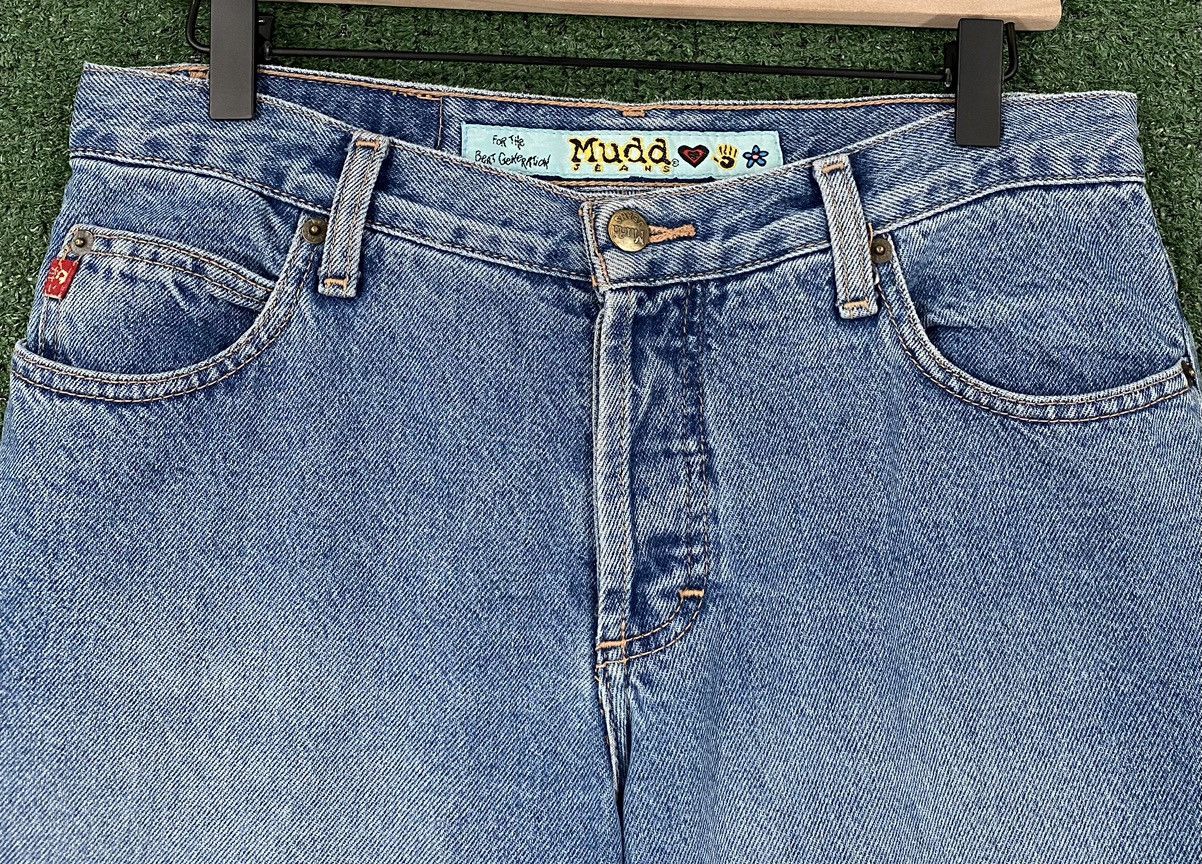 Other Vintage 90's Mudd Flared Jeans Womens 31” Waist Hemmed Size 31" - 5 Thumbnail