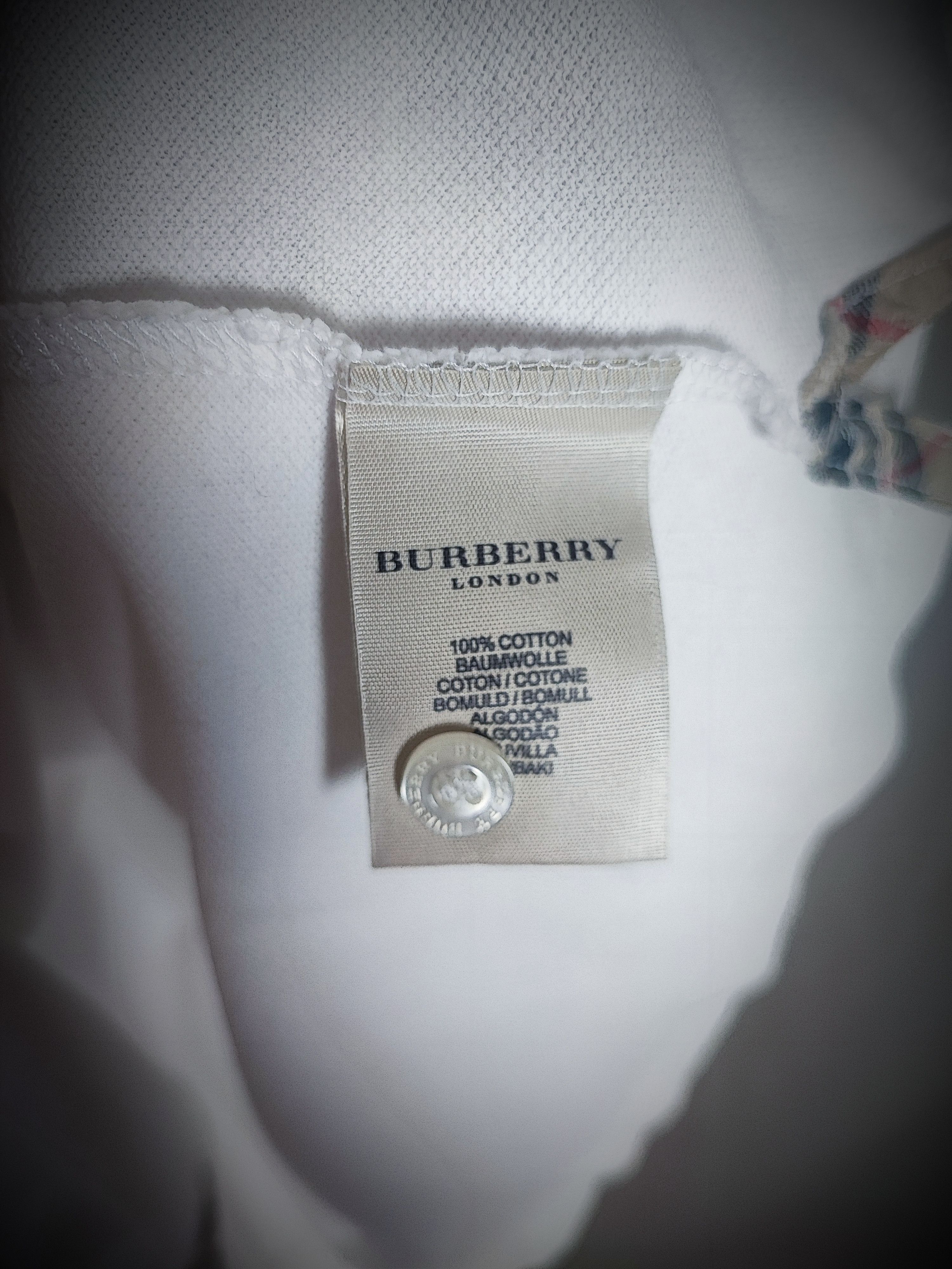 Burberry 🔥 Burberry Polo size XL White🔥 Size US XL / EU 56 / 4 - 6 Thumbnail