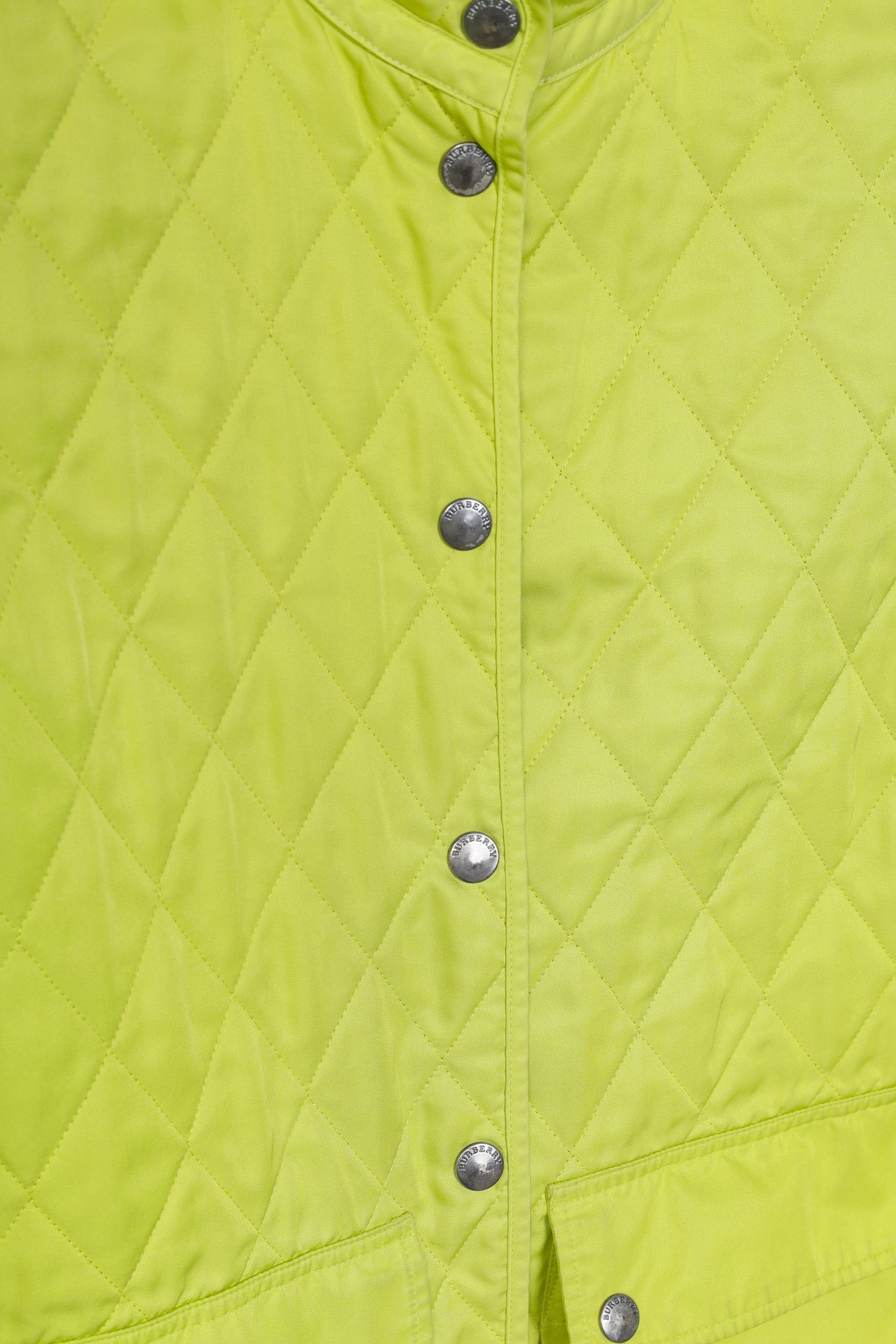 Burberry Burberry Neon Yellow Quilted Short Jacket Size M / US 6-8 / IT 42-44 - 6 Thumbnail