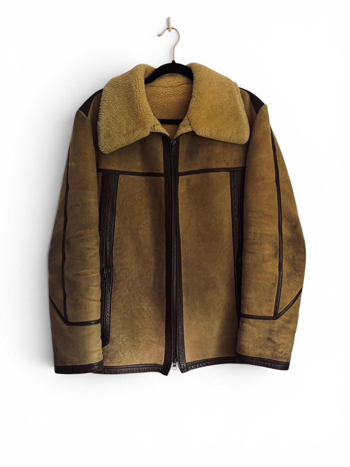 Zilli Shearling Leather Jacket made in France