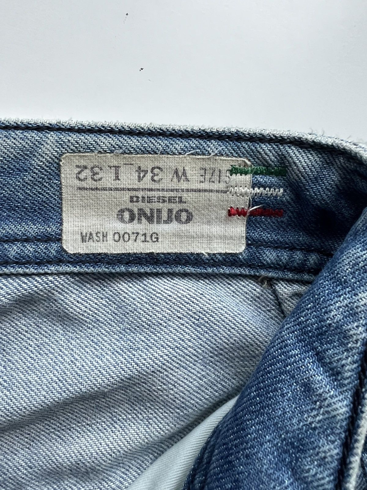Diesel DIESEL ONIJO 0071G “Paint Splatter” Archive Denim – W34 L32, Size US 34 / EU 50 - 12 Thumbnail