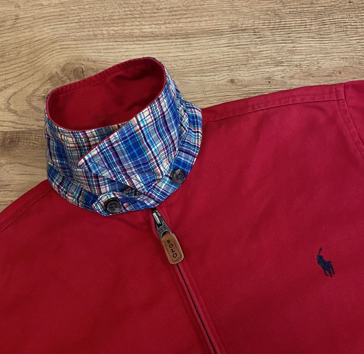 Polo Ralph Lauren Polo Ralph Lauren Bomber Jacket Red x Vintage Size US S / EU 44-46 / 1 - 4 Thumbnail