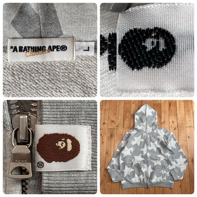 Bape BAPE Sta Full Zip Hoodie a bathing ape star BAPESTA NIGO Size US L / EU 52-54 / 3 - 5 Thumbnail