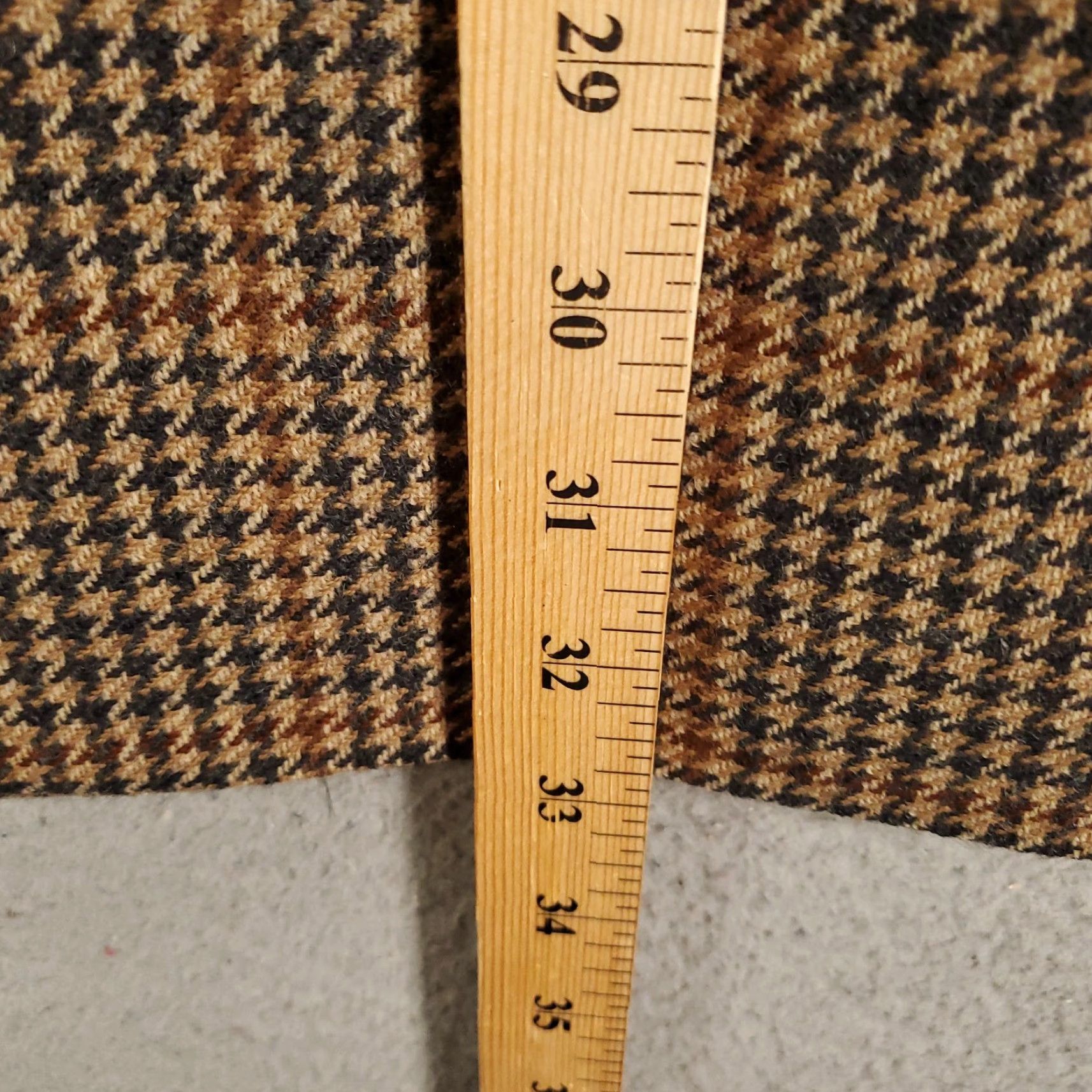 Vintage Hickey Freeman Boardroom Blazer Mens 42 Long Houndstooth Jacket Wool Sports Coat Blazer 42 Men Classic Sport Coat Size 42R - 7 Thumbnail