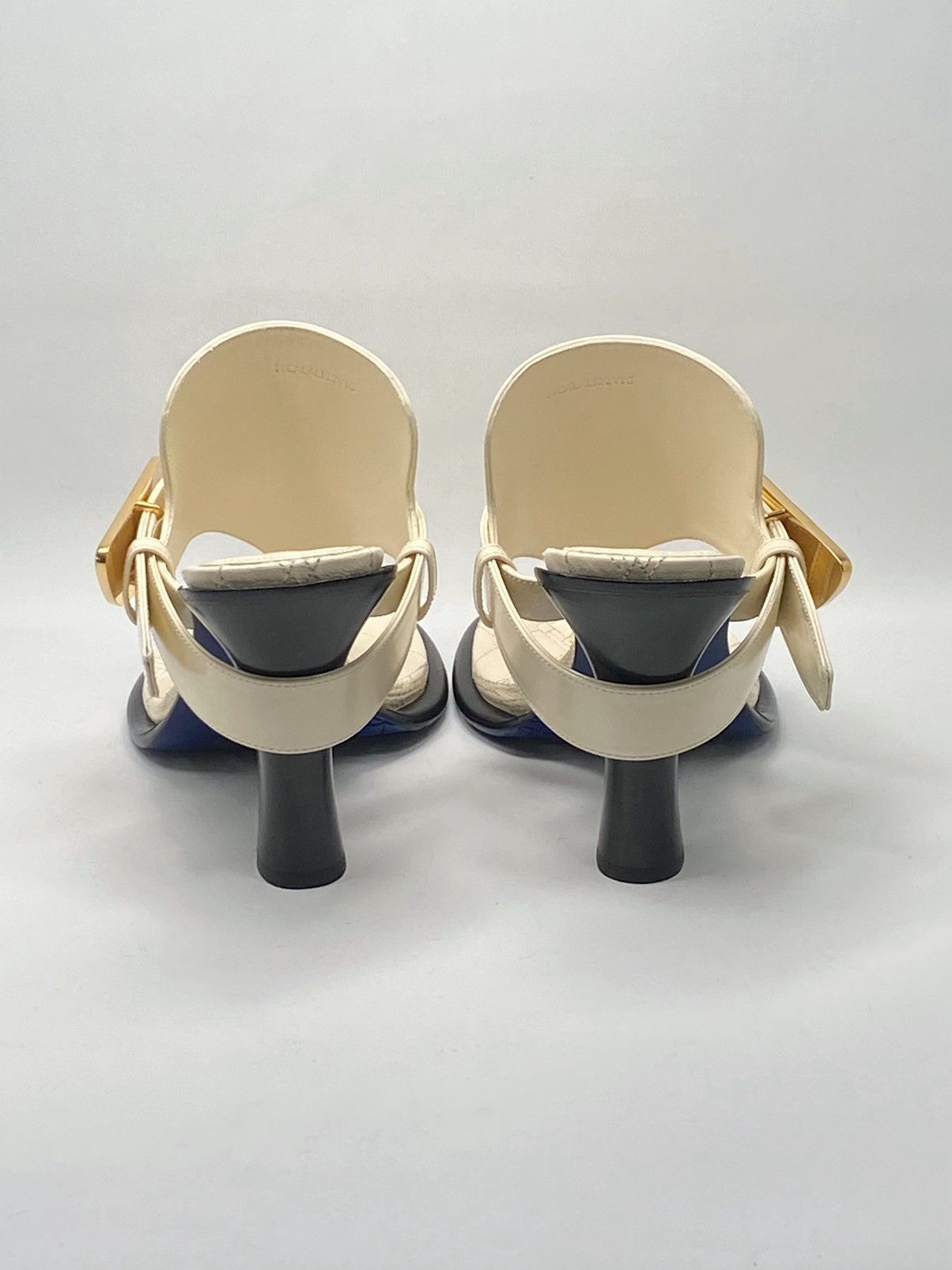 Burberry Burberry 100mm Bay leather mules size 36 Size US 6 / IT 36 - 8 Thumbnail