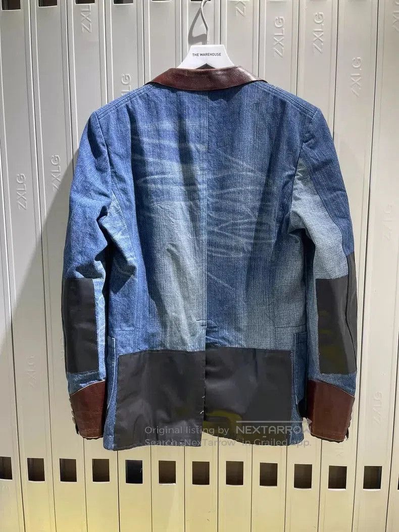 Junya Watanabe Junya Watanabe Denim Leather Blazer. Size US S / EU 44-46 / 1 - 3 Thumbnail