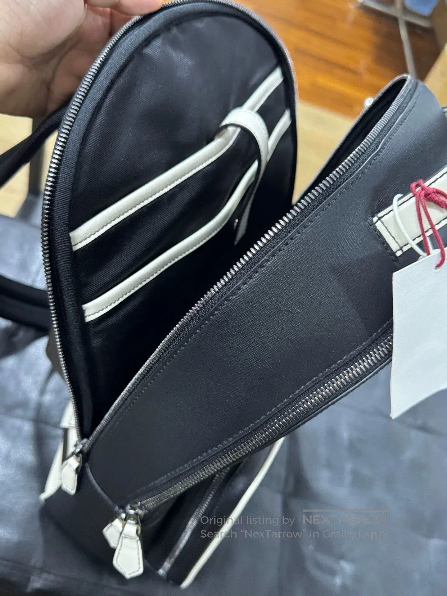Bally Bally Black Leather Backpack with Color Accent. Size ONE SIZE - 7 Thumbnail