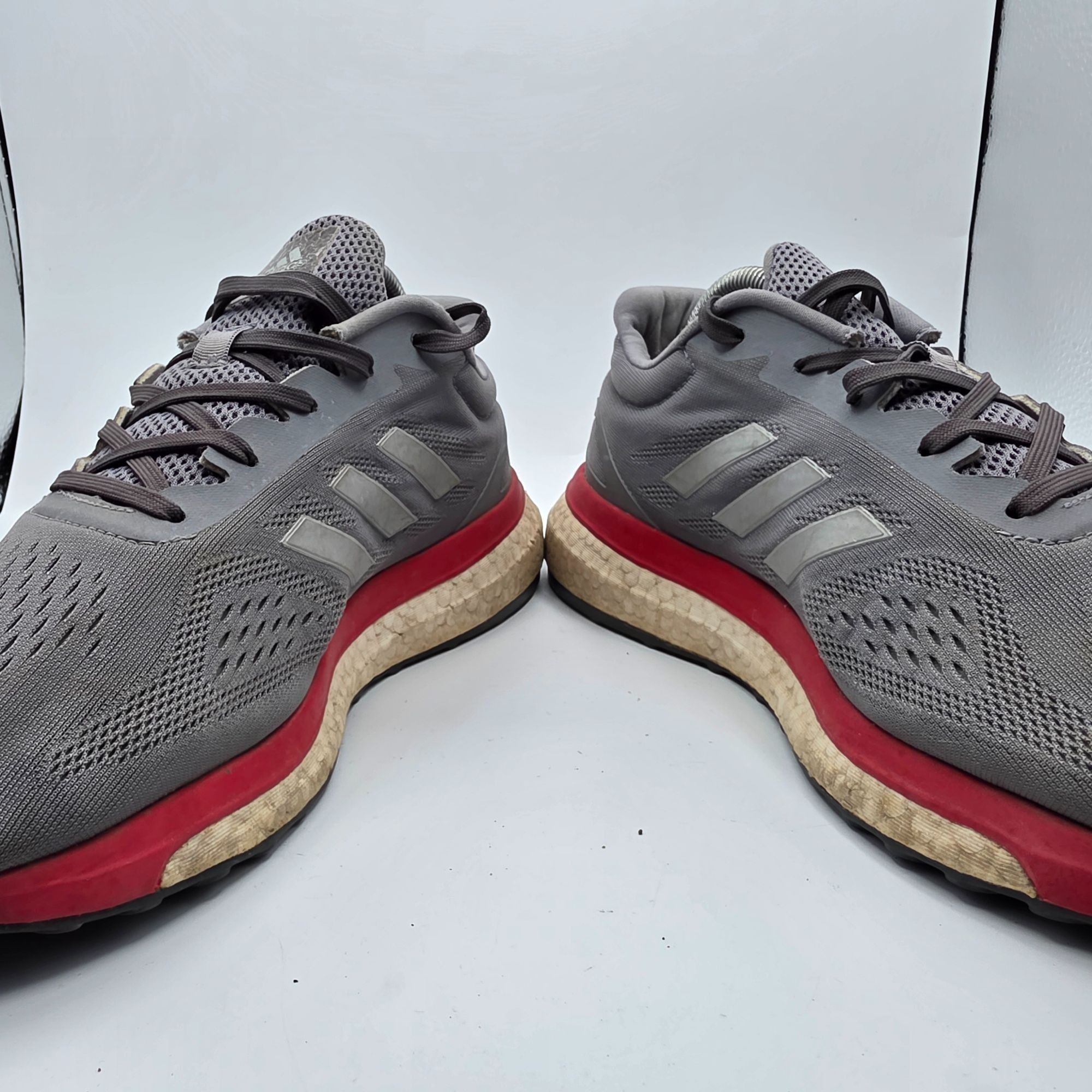 Adidas Adidas Sonic Drive Mens Size 10 Gray Scarlet Shoes Athletic Size US 10 / EU 43 - 3 Thumbnail