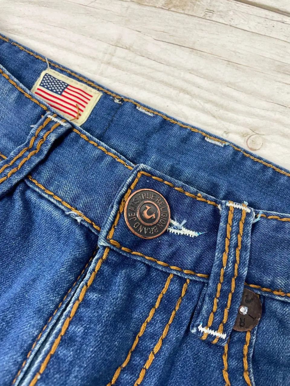 True Religion Vintage True Religion Billy Super Big T Jeans Denim Y2K Size US 30 / EU 46 - 15 Thumbnail