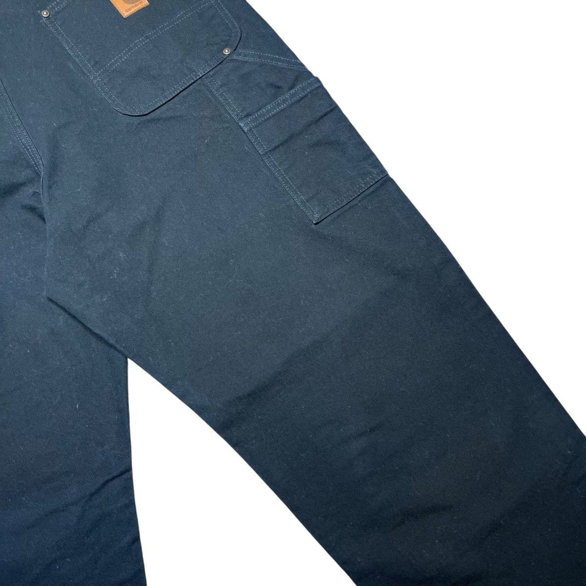 Carhartt × Vintage 2000s Carhartt Black Double Knee Carpenter Dungaree Pants Size US 34 / EU 50 - 13 Thumbnail