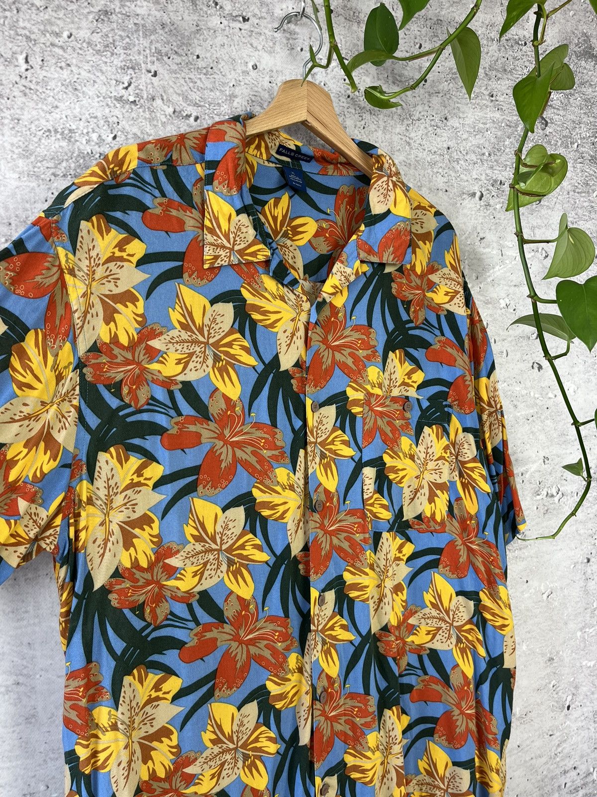 Tyler The Creator Falls Creek - Floral print Hawaii Shirt Size US XL / EU 56 / 4 - 2 Thumbnail