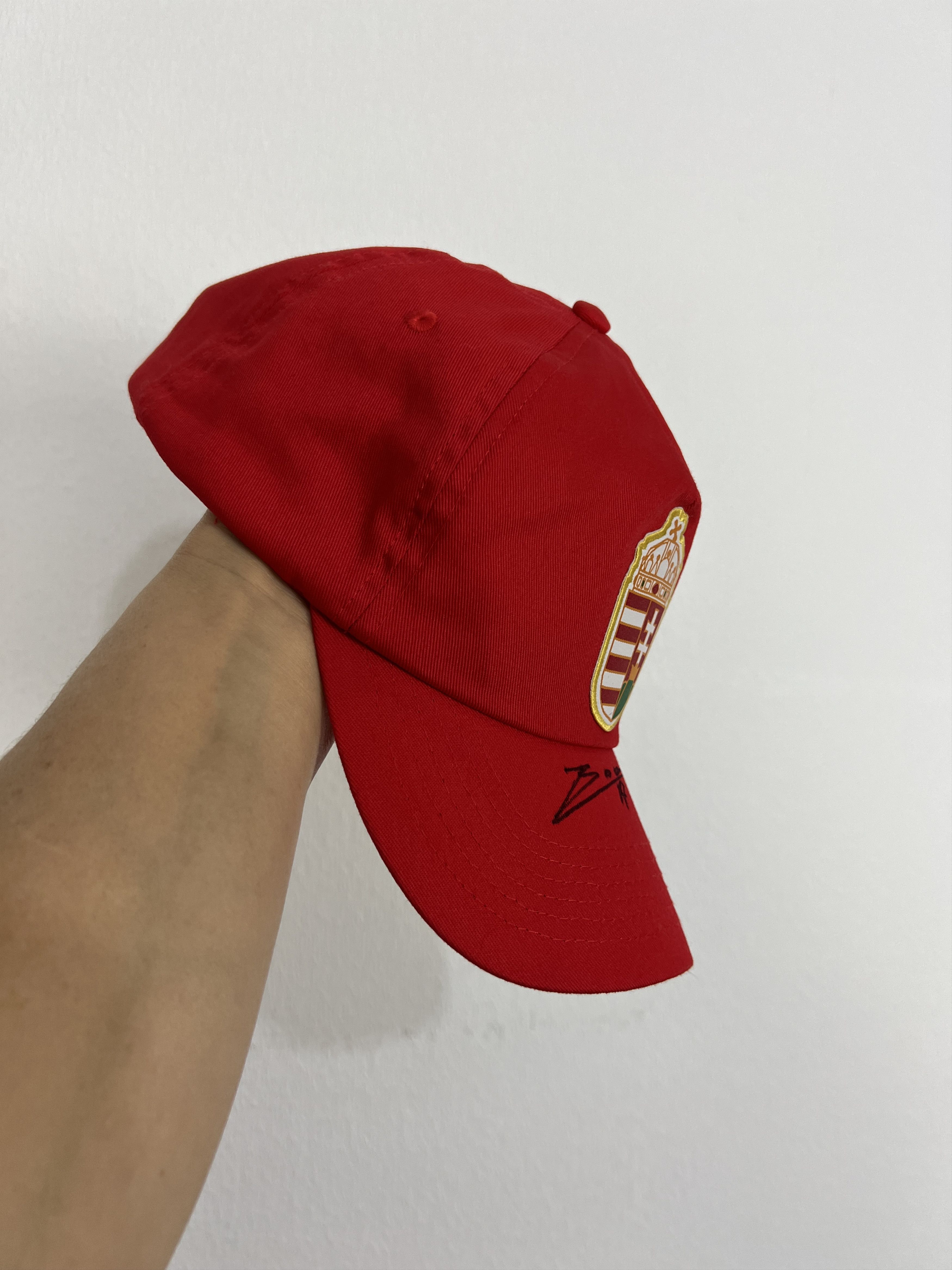 Vintage Hungary Football Cap Signed by Bolla Hat Snapback One Size Size ONE SIZE - 2 Thumbnail