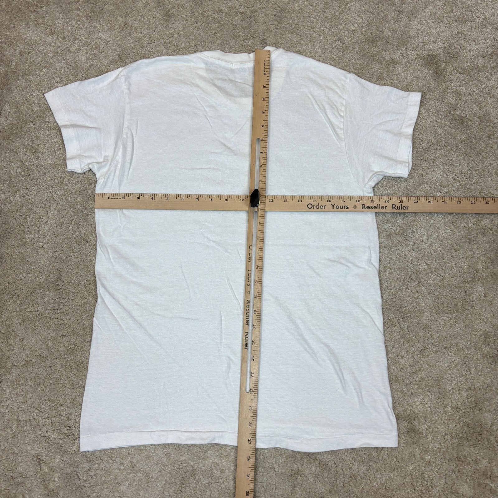 Hanes × Vintage VTG 70s Hanes Blank Poly Cotton Single Stitch Shirt Men's L Size US L / EU 52-54 / 3 - 3 Thumbnail