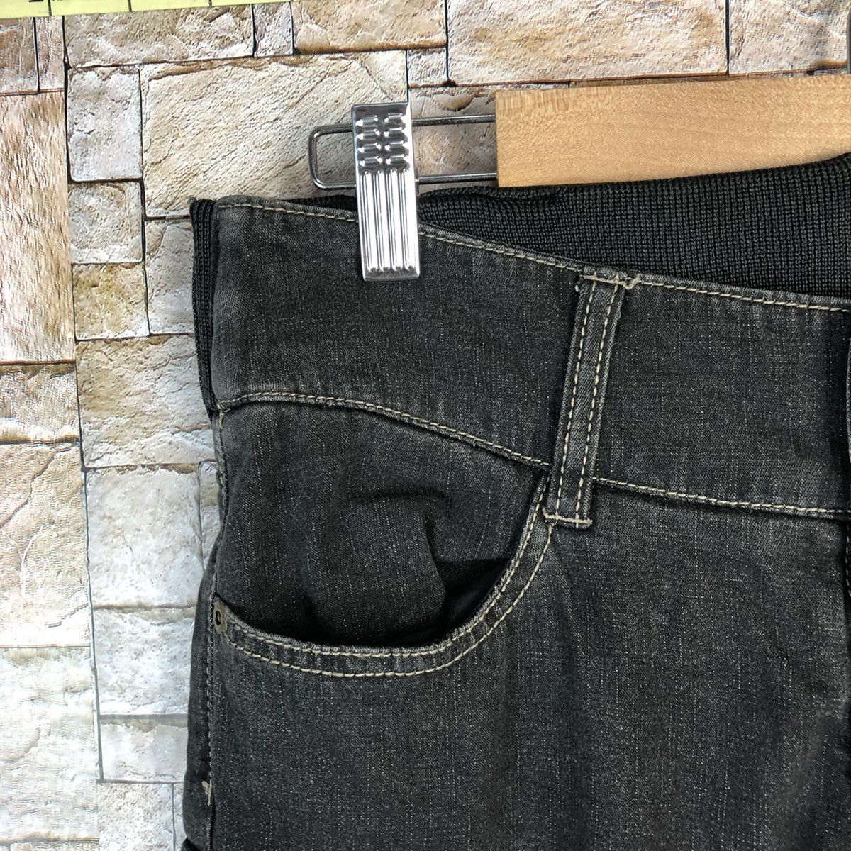 Japanese Brand Maliani Black Cropped seditionaries punk cargo Pants #A956 Size US 29 - 7 Thumbnail