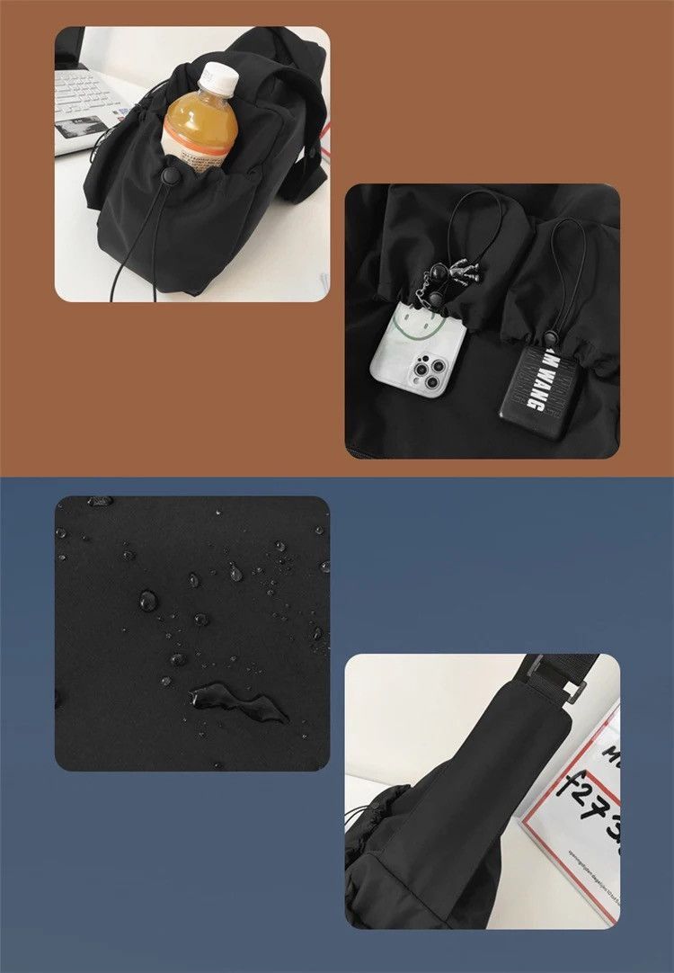 Japanese Brand × Vintage Japanese Style Tote Shoulder Canvas Bag school Size ONE SIZE - 6 Thumbnail