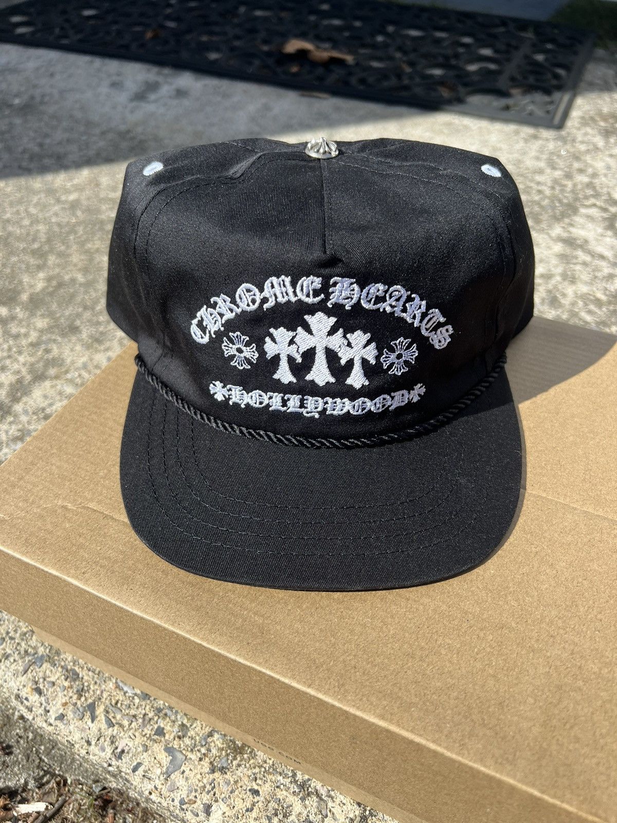 【新品未使用】 CHROME HEARTS Gas station Cap Chrome Hearts Gas Station Snapback Hat Navy – PIECES