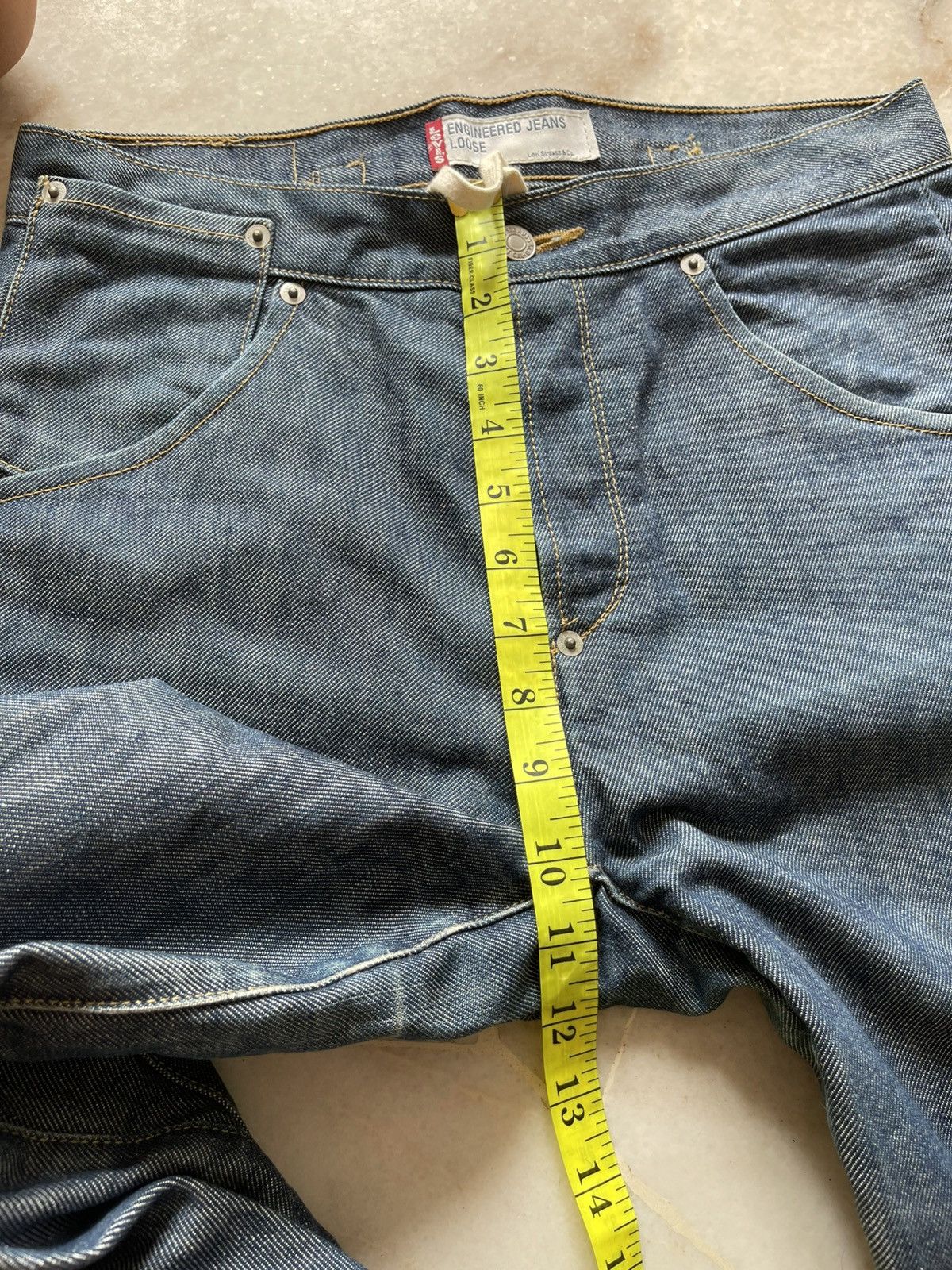 Levi's Vintage Levis Engineered Buckle Back Jeans Size US 30 / EU 46 - 16 Thumbnail