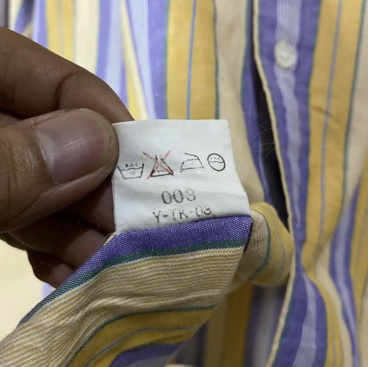 Christian Dior Monsieur × Dior Christian Dior Monsieur Striped Shirt Size US S / EU 44-46 / 1 - 7 Thumbnail