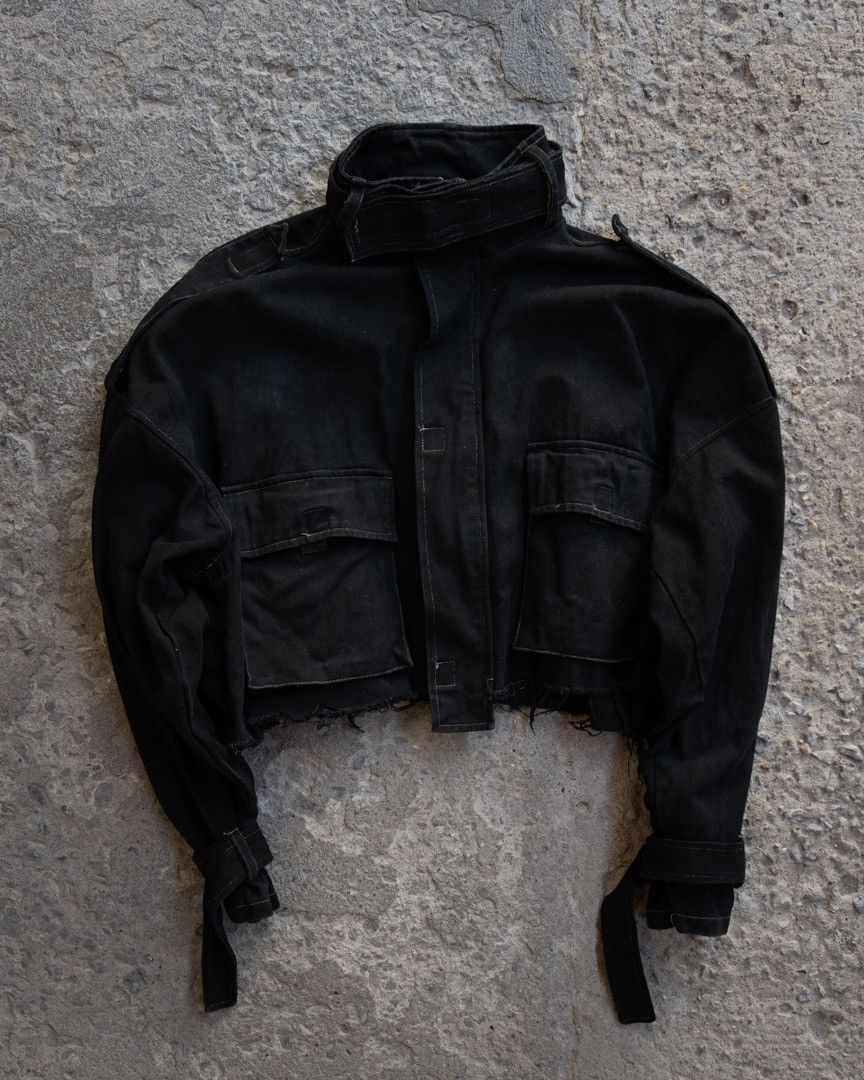 MNML MNML M65 Cropped Black Jacket Size US XL / EU 56 / 4 - 1 Thumbnail