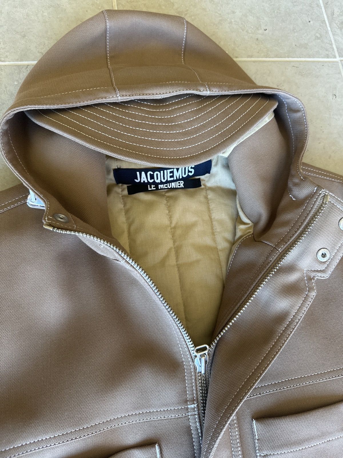 Jacquemus Jacquemus Beige Le Veste Meunier Coat Size US M / EU 48-50 / 2 - 5 Thumbnail
