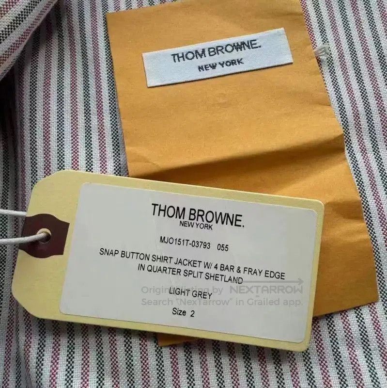 Thom Browne Thom Browne Grey Wool Women's Shirt . Size M / US 6-8 / IT 42-44 - 7 Thumbnail