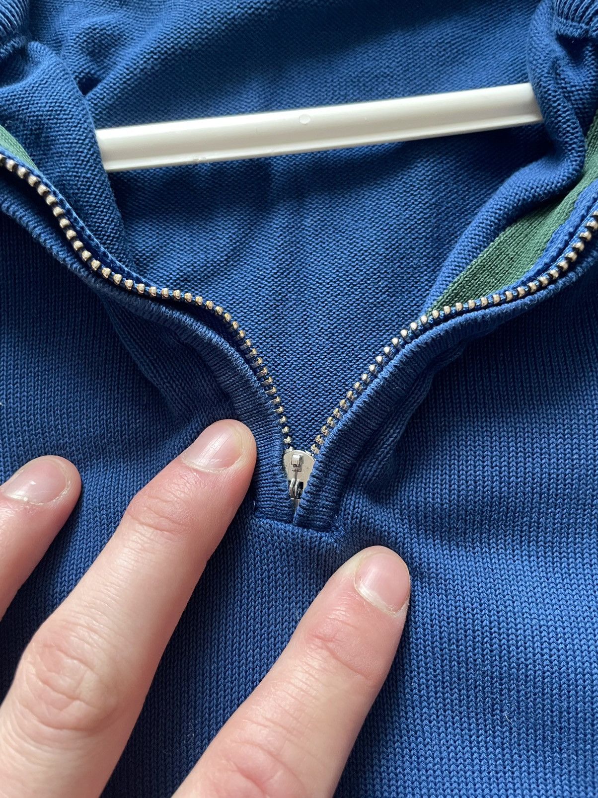 Lacoste × Vintage 00s Lacoste 1/3 Zip Sweater Streetwear Vintage Logo Rare Size US L / EU 52-54 / 3 - 13 Thumbnail